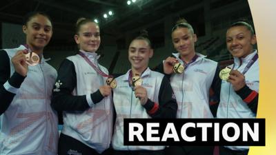 GB women's gymnastics team