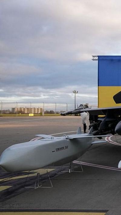 A missile in Ukraine