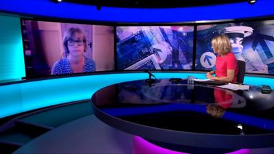 RCN England director, Patricia Marquis, speaks to BBC Newsnight's Emily Maitlis