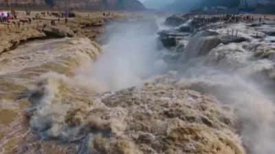 China's Hukou Waterfall