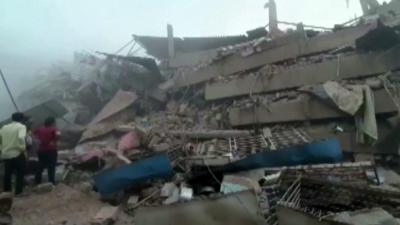 Building collapse in Mahad, India