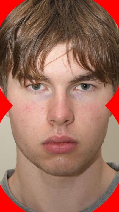 Young man with brown hair and blue eyes