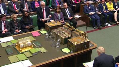 Front benches at PMQs