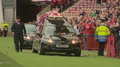 Ali Brownlee funeral cortege