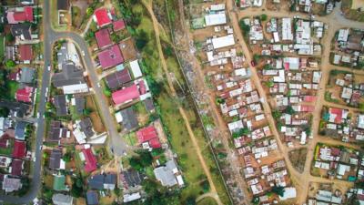 Drone picture of South Africa