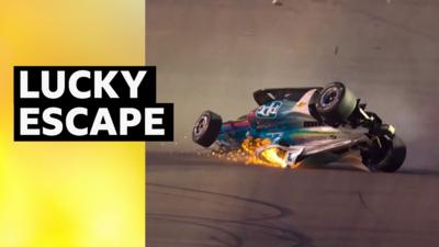 IndyCar crash