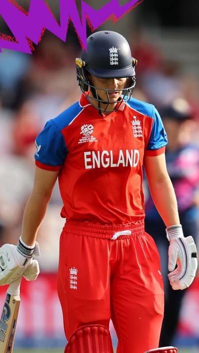 Amy Jones falls to first ball of the match