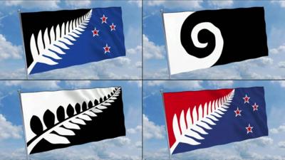 New flag designs for New Zealand