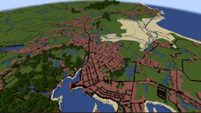 Steòrnabhagh ann an riochd Minecraft