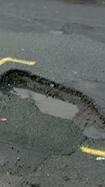 Potholes in Sheffield