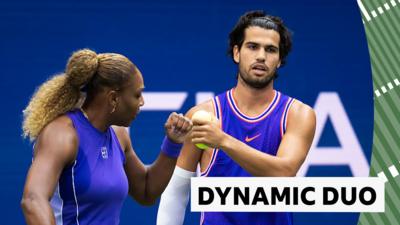 Serena Williams and Carlos Alcaraz