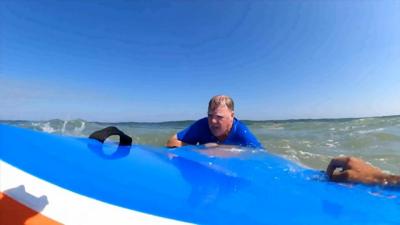 Swimmer rescued in Long Beach, NY