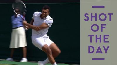 Jo-Wilfried Tsonga hits Shot of the Day