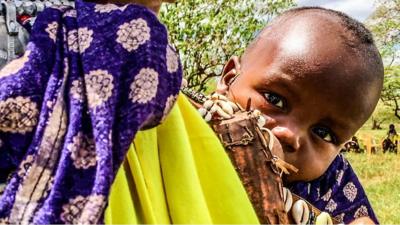 A baby of the Borana people.