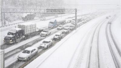 Interstate 40 in Nashville, Tennessee