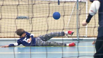 Goalball is the sport where you use every part of your body, except your eyes.