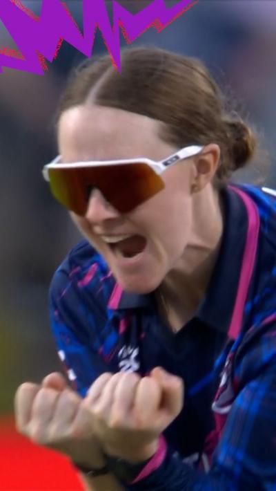 Kirstie Gordon cheers 