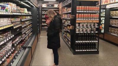 Amazon's first grocery store in Seattle.