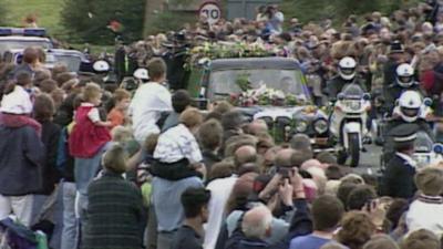 Funeral cortege of Diana, Princess of Wales