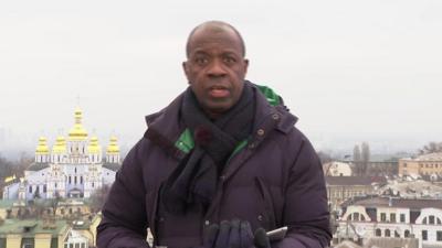 Clive Myrie in Kyiv