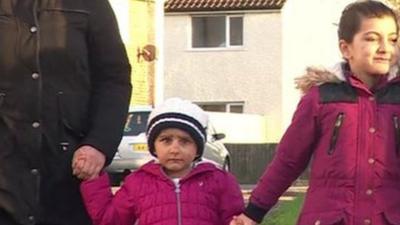 Syrian refugee family living in Coventry UK