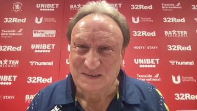 Middlesbrough boss Neil Warnock