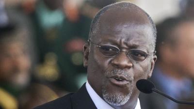 John Magufuli (file photo)