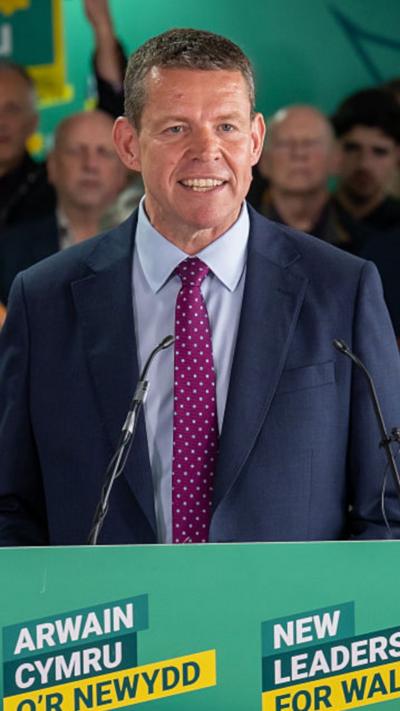 Plaid leader ap Iorwerth speaking 