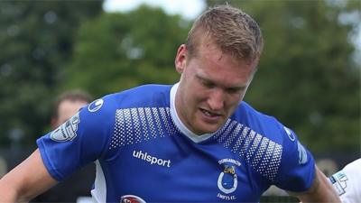 David Armstrong hit Dungannon's winner at Ferney Park