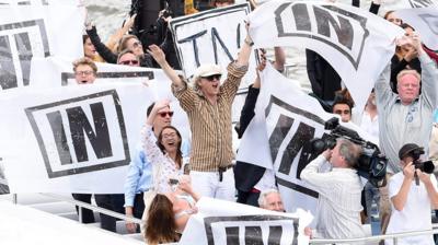 Bob Geldof and Remain campaigners