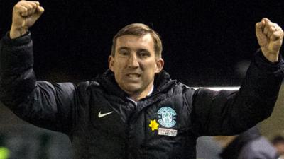 Hibernian manager Alan Stubbs