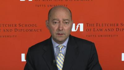 Admiral James Stavridis speaks to the BBC