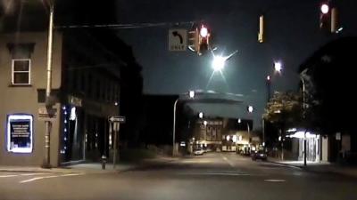 fireball captured on dashcam video