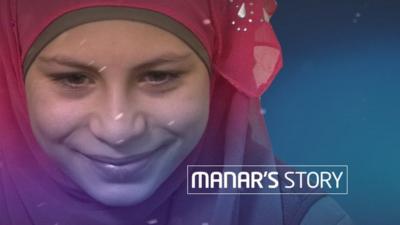 Syrian refugee Manar