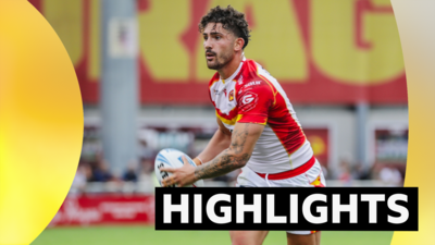 Arthur Romano in action for Catalans Dragons