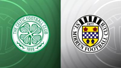 Celtic and St Mirren badges