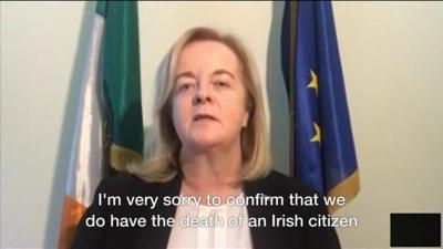 Orla O'Hanrahan, the Irish Amabassador to Greece