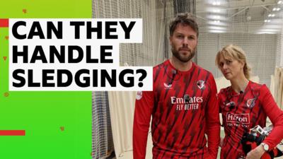 Rick Edwards and Rachel Burden