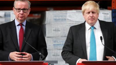 Boris Johnson and Michael Gove