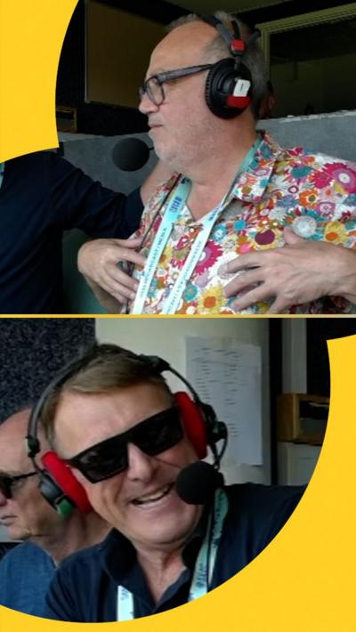 Daniel Norcross and Phil Tufnell