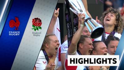 England's women lift the 6 nation 