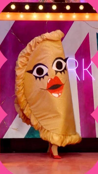 Costumed performer