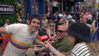 Man smiling at the camera