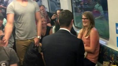 proposal on train