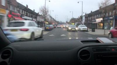 View from a car