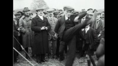 Pathe film of Alnwick 'ball game'