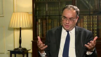 Bank of England Governor Andrew Bailey