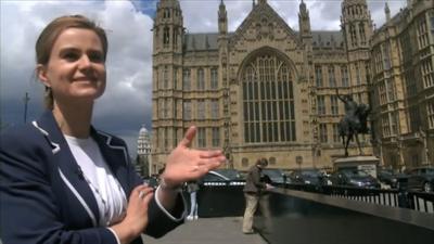 Jo Cox in Westminster