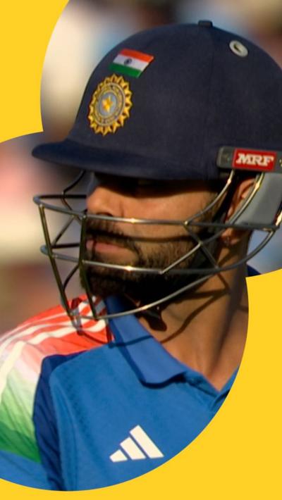 Virat Kohli after getting out 