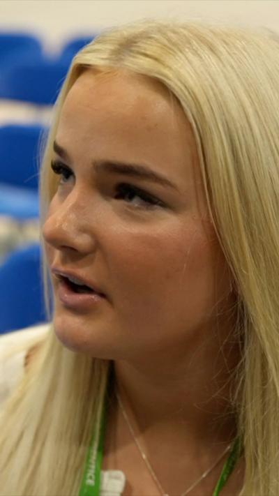 Still image of a young woman
